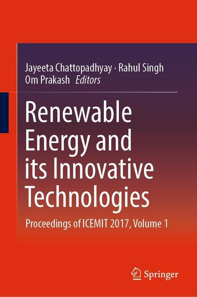 Produktbild: Renewable Energy and its Innovative Technologies