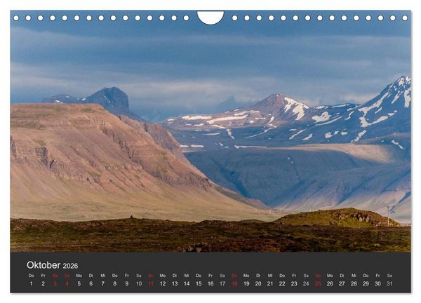 Produktbild: Island Highlights (Wandkalender 2026 DIN A4 quer), CALVENDO Monatskalender