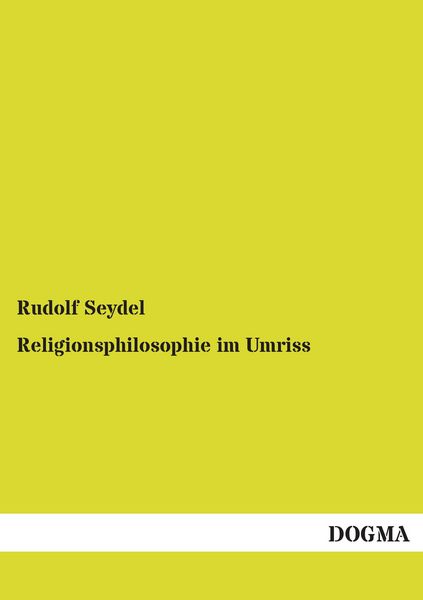 Produktbild: Religionsphilosophie im Umriss