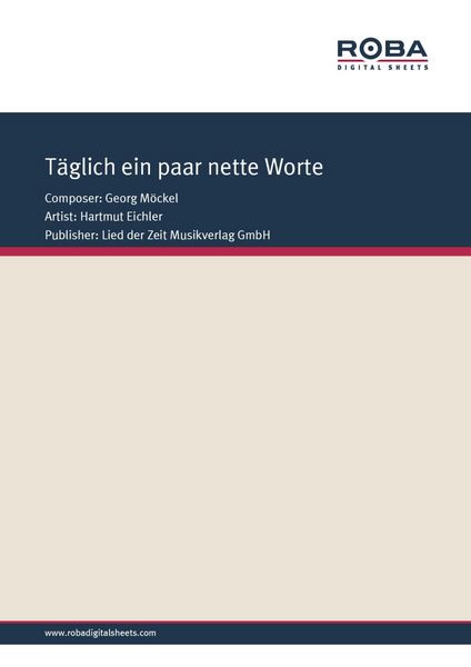 Produktbild: T&auml;glich ein paar nette Worte