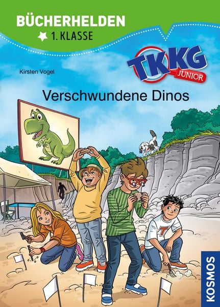 Produktbild: TKKG Junior, B&uuml;cherhelden 1. Klasse, Verschwundene Dinos