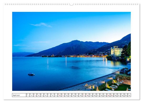 Produktbild: Traumziele am Comer See (hochwertiger Premium Wandkalender 2027 DIN A2 quer), Kunstdruck in Hochglanz