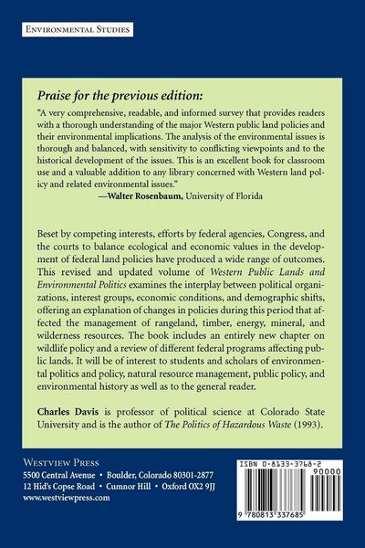 Produktbild: Western Public Lands And Environmental Politics