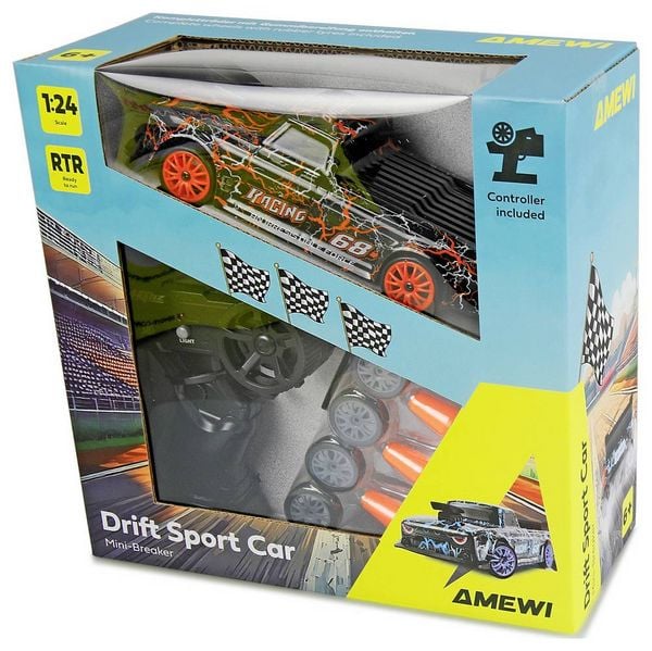 Produktbild: Amewi RC-Modell Orange 1:24 RC Modellauto Elektro Drift Allradantrieb (4WD) RtR 2,4GHz