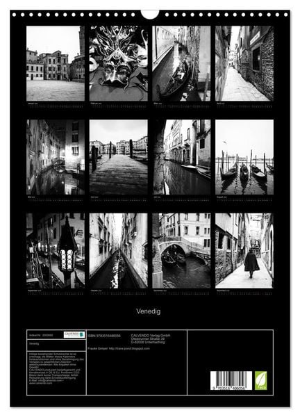 Produktbild: Venedig (Wandkalender 2026 DIN A3 hoch), CALVENDO Monatskalender