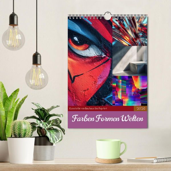 Produktbild: Farben Formen Welten (Wandkalender 2026 DIN A4 hoch), CALVENDO Monatskalender