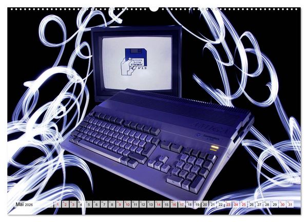 Produktbild: Computer der 80er (hochwertiger Premium Wandkalender 2026 DIN A2 quer), Kunstdruck in Hochglanz