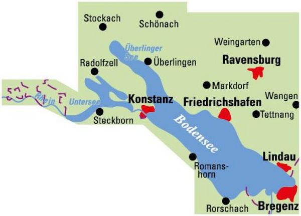 Produktbild: ADFC-Regionalkarte Bodensee, 1:50.000, reiß- und wetterfest, mit kostenlosem GPS-Download der Touren via BVA-website oder Karten-App