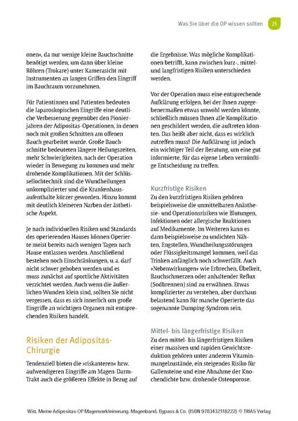 Produktbild: Meine Adipositas-OP. Magenverkleinerung, Magenband, Bypass & Co.