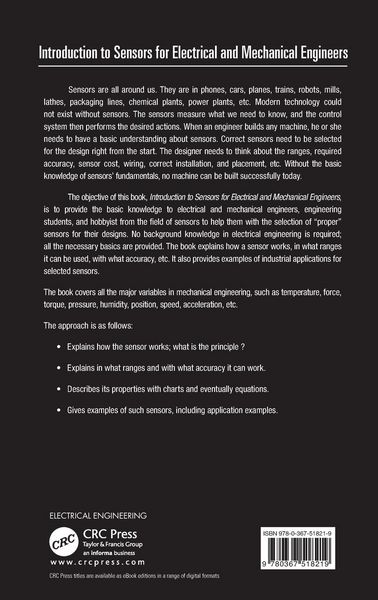 Produktbild: Introduction to Sensors for Electrical and Mechanical Engineers
