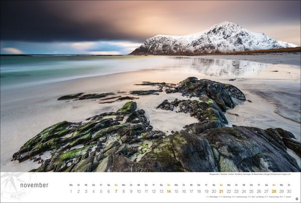 Produktbild: Hurtigruten Globetrotter Kalender 2027 - Von unber&uuml;hrten Fjorden und stillen Bergen