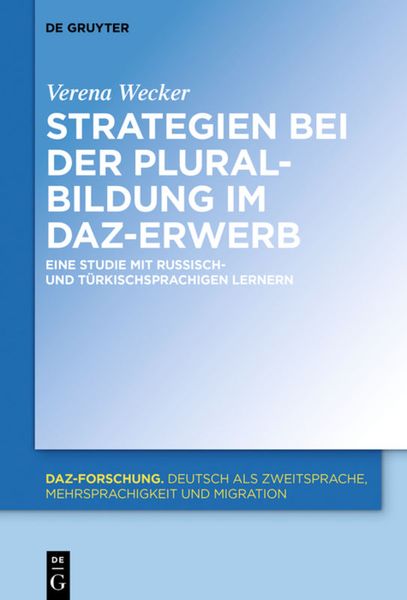 Produktbild: Strategien bei der Pluralbildung im DaZ-Erwerb
