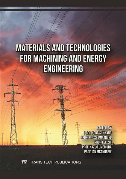 Produktbild: Materials and Technologies for Machining and Energy Engineering