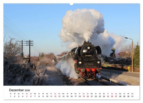 Produktbild: Unterwegs auf den Schienenwegen von Ostsachsen (hochwertiger Premium Wandkalender 2026 DIN A2 quer), Kunstdruck in Hochglanz