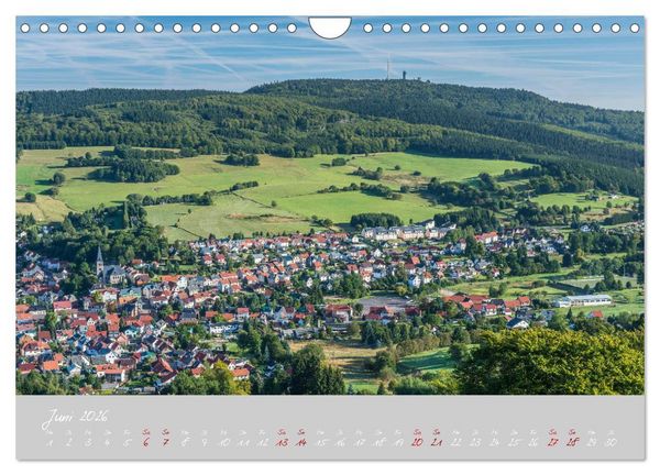 Produktbild: Th&uuml;ringer Wald Das Gr&uuml;ne Herz Deutschlands (Wandkalender 2026 DIN A4 quer), CALVENDO Monatskalender