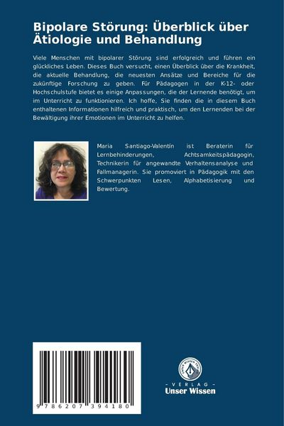Produktbild: Bipolare St&ouml;rung: &Uuml;berblick &uuml;ber &Auml;tiologie und Behandlung