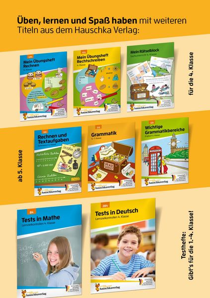 Produktbild: Mein &Uuml;bungsheft Grammatik 4. Klasse