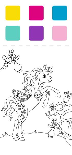 Produktbild: Mini-Malblock &ndash; Mein Einhorn-Malblock zum Schulstart