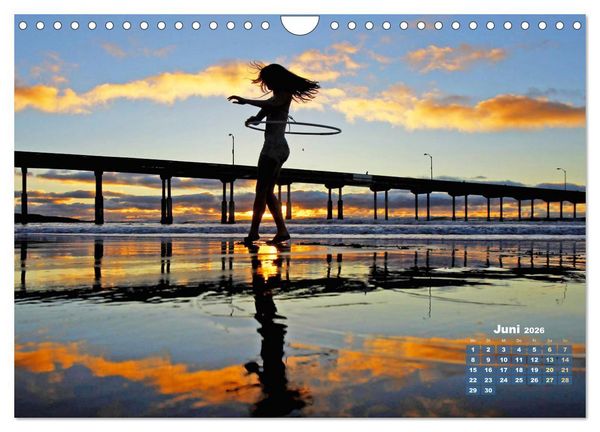 Produktbild: Hula-Hoop: Spa&szlig;, Sport und Fitness mit Hula Hoop Reifen (Wandkalender 2026 DIN A4 quer), CALVENDO Monatskalender