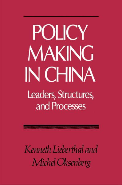 Produktbild: Policy Making in China