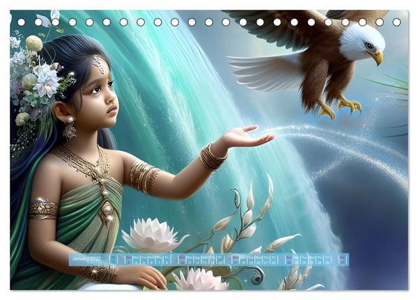 Produktbild: Spirit Animal Dreams (Desk Calendar 2027 DIN A5 landscape), CALVENDO 12 Month DeskCalendar