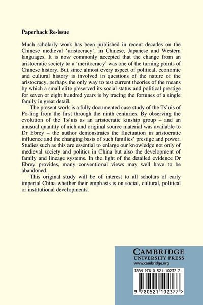 Produktbild: The Aristocratic Families in Early Imperial China