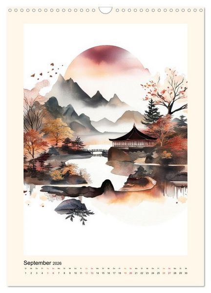 Produktbild: Japan - Momente der Stille (Wandkalender 2026 DIN A3 hoch), CALVENDO Monatskalender