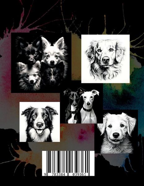 Produktbild: Malbuch Hunde &bdquo;Fotorealistisch&ldquo;.