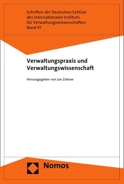Produktbild: Verwaltungspraxis und Verwaltungswissenschaft