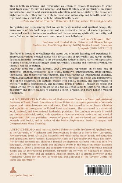 Produktbild: Queering Freedom: Music, Identity and Spirituality