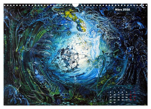 Produktbild: Phantastische Kunst (Wandkalender 2026 DIN A3 quer), CALVENDO Monatskalender