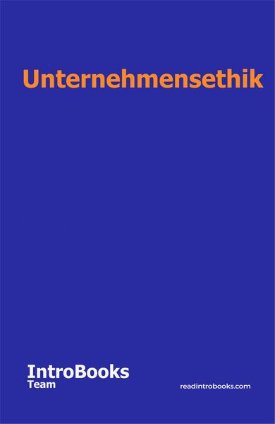 Produktbild: Unternehmensethik