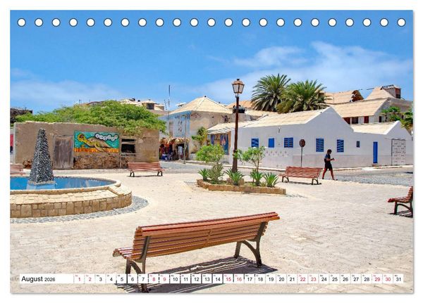 Produktbild: Boa Vista - die drittgr&ouml;&szlig;te Kapverdische Insel (Tischkalender 2026 DIN A5 quer), CALVENDO Monatskalender