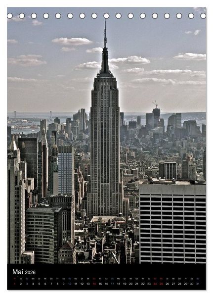 Produktbild: New York City 2026 &bull; Classic Views (Tischkalender 2026 DIN A5 hoch), CALVENDO Monatskalender