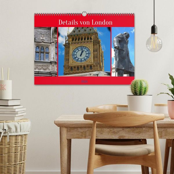 Produktbild: Details von London (Wandkalender 2026 DIN A3 quer), CALVENDO Monatskalender