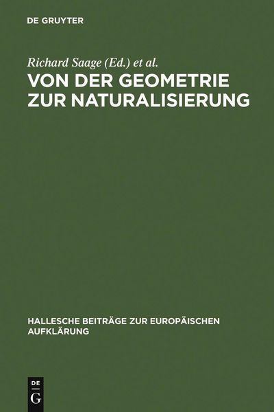 Produktbild: Von der Geometrie zur Naturalisierung