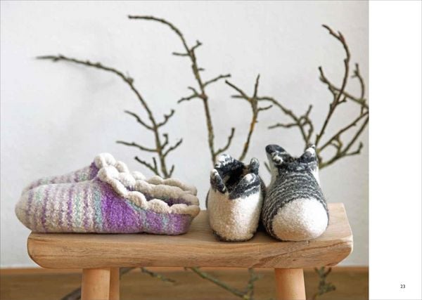 Produktbild: Hausschuhe stricken & filzen