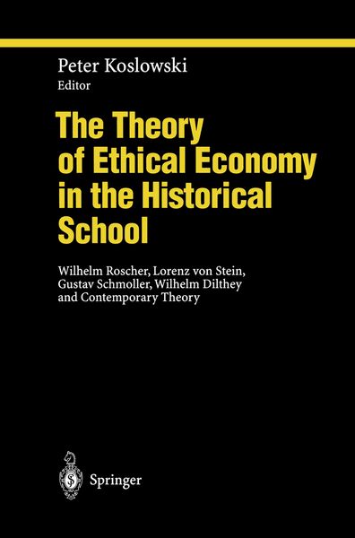 Produktbild: The Theory of Ethical Economy in the Historical School