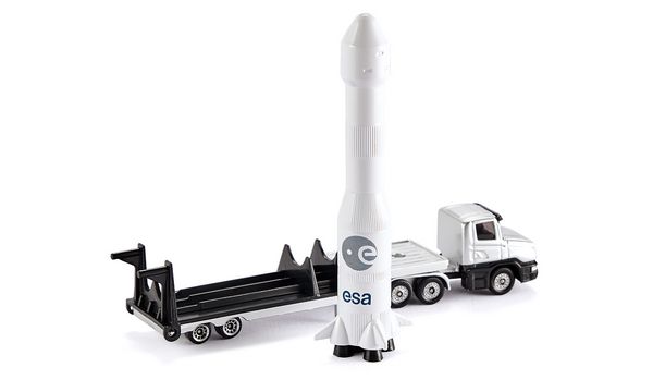 Produktbild: Siku 1614 Tieflader mit Rakete