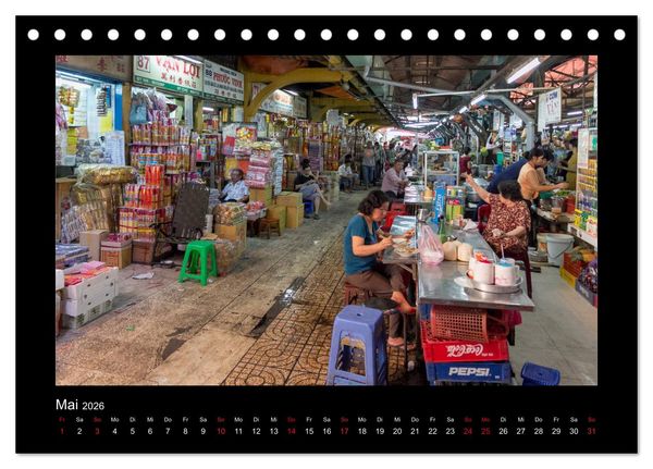 Produktbild: Unterwegs in Vietnam (Tischkalender 2026 DIN A5 quer), CALVENDO Monatskalender