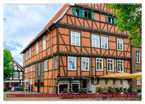 Produktbild: Ein Blick auf Rheda-Wiedenbr&uuml;ck (hochwertiger Premium Wandkalender 2026 DIN A2 quer), Kunstdruck in Hochglanz
