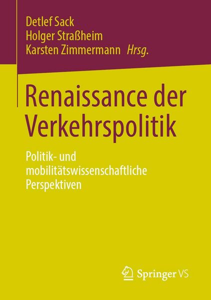 Produktbild: Renaissance der Verkehrspolitik