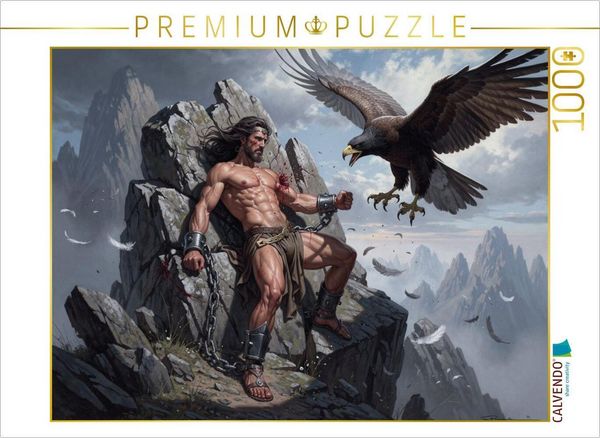 CALVENDO Puzzle Die Leiden des Prometheus | 1000 Teile Lege-Größe 64x48cm Foto-Puzzle für glückliche Stunden