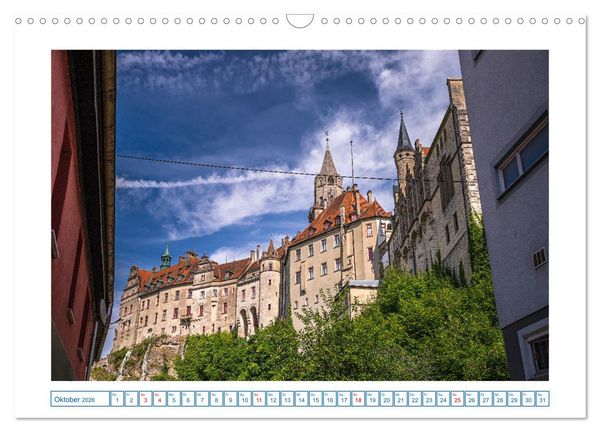 Produktbild: Sigmaringen - h&uuml;bsche Kleinstadt an der Donau (Wandkalender 2026 DIN A3 quer), CALVENDO Monatskalender