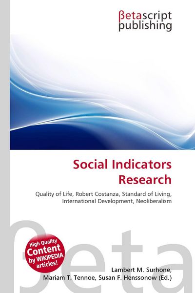 Produktbild: Social Indicators Research