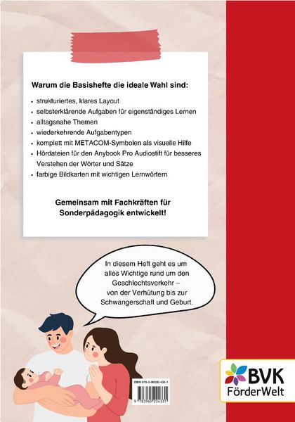 Produktbild: Basisheft Sexualerziehung: Sex, Schwangerschaft und Geburt