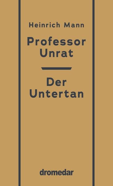 Produktbild: Professor Unrat, Der Untertan