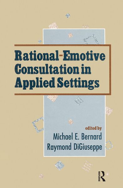 Produktbild: Rational-emotive Consultation in Applied Settings
