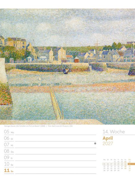 Produktbild: Kunstwelt Wochenplaner Kalender 2027 | Impressionismus und Klassische Moderne