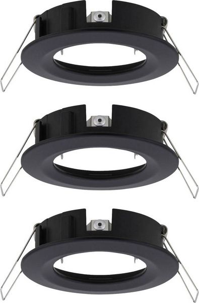 Produktbild: Paulmann 92481 EBL Choose Einbauring 3er Set 10W Schwarz (matt)
